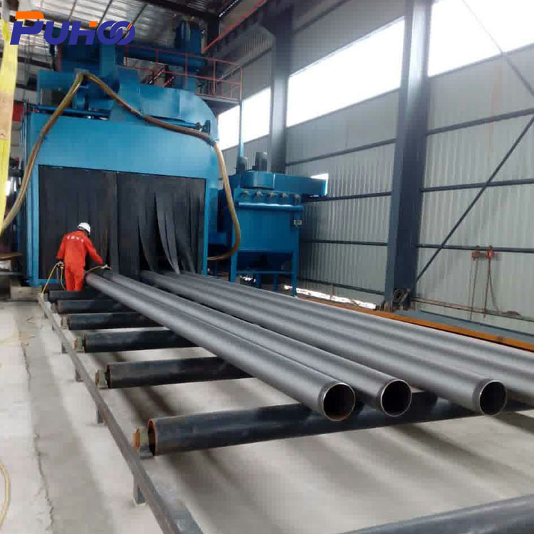 Máquina de granallado de barras de acero